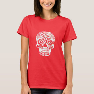 Ornate Schädelkunst T-Shirt