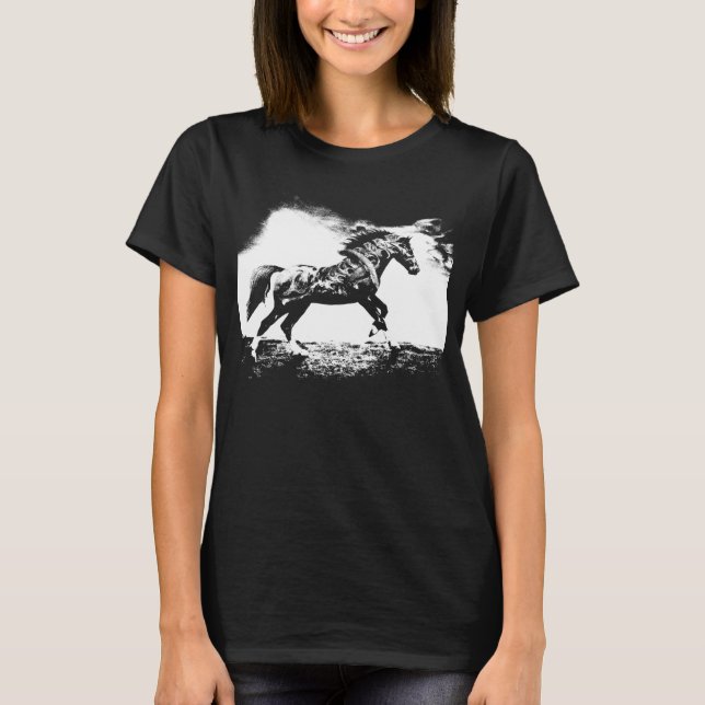 Ornated PferdeT - Shirt (Vorderseite)