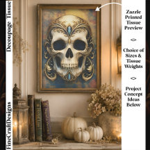 Ornates Barock-Gotik-Totenkopf- & Rankenwerk FW4