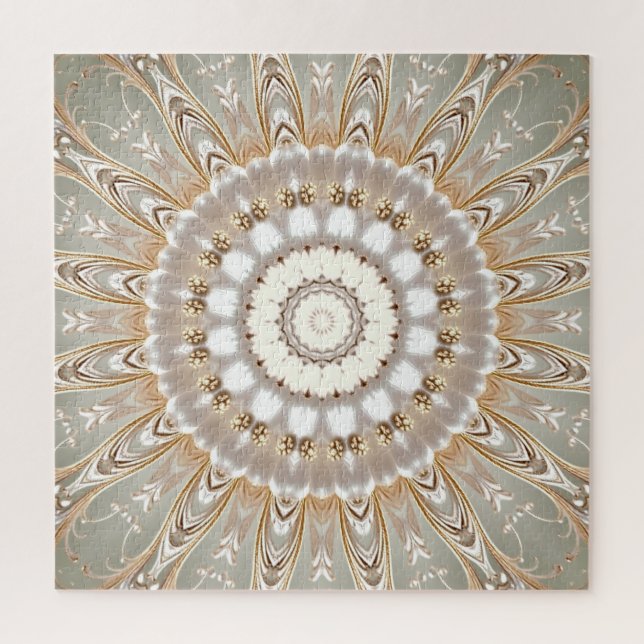 Ornates Blumenmandala-Muster-Puzzle Puzzle (Vertikal)