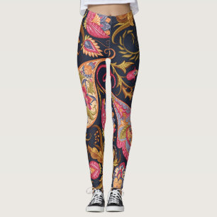 Ornates Paisley: Elegantes nahtloses Muster. Leggings