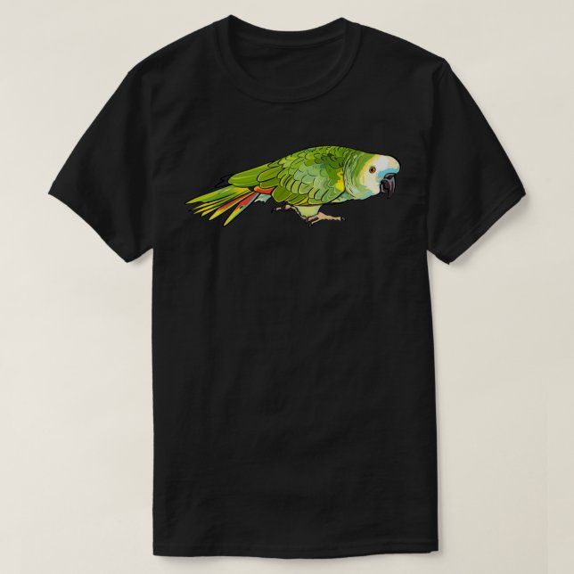 Ornery Blue Frontend Amazon Parrot 1 T-Shirt (Design vorne)
