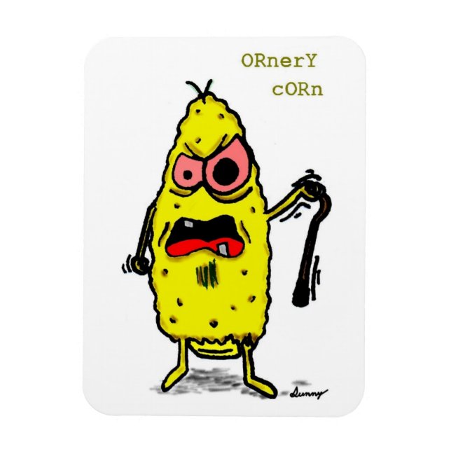 Ornery Corn Flexible Magnet (Vertikal)