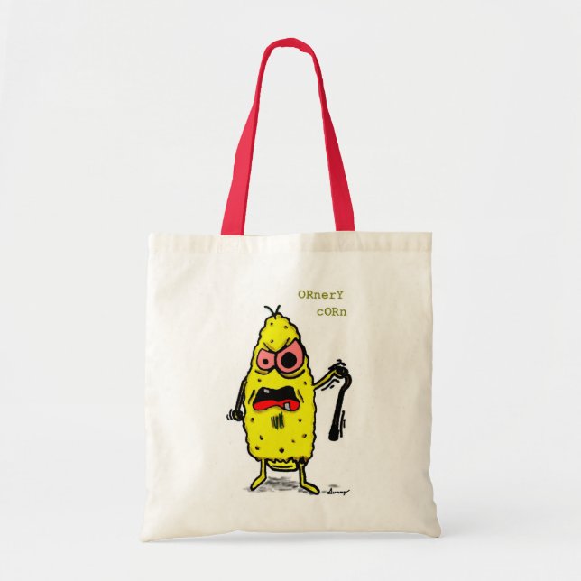Ornery Corn Tote Bag Tragetasche (Vorne)