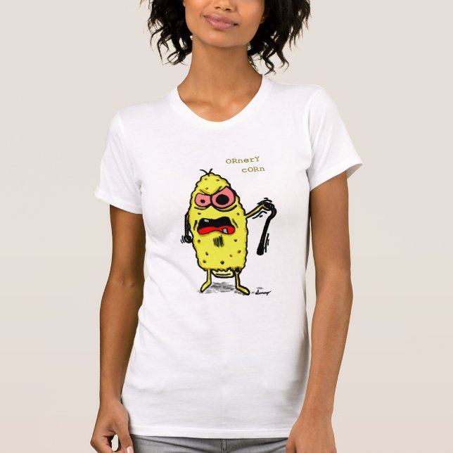 Ornery Corn Womens Petite T - Shirt (Vorderseite)