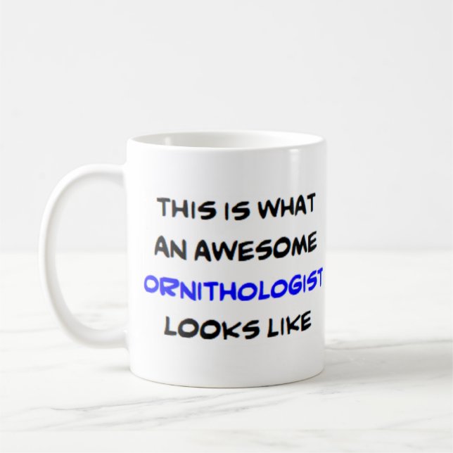Ornithologe, phantastische Kaffee-Tasse Kaffeetasse (Links)