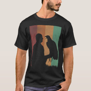 Ornithologie Vogelbeobachter Falkner Falknerei Jag T-Shirt