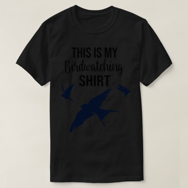 Ornithologin Bird Watching Shirt Vogelbeobachter (Design vorne)