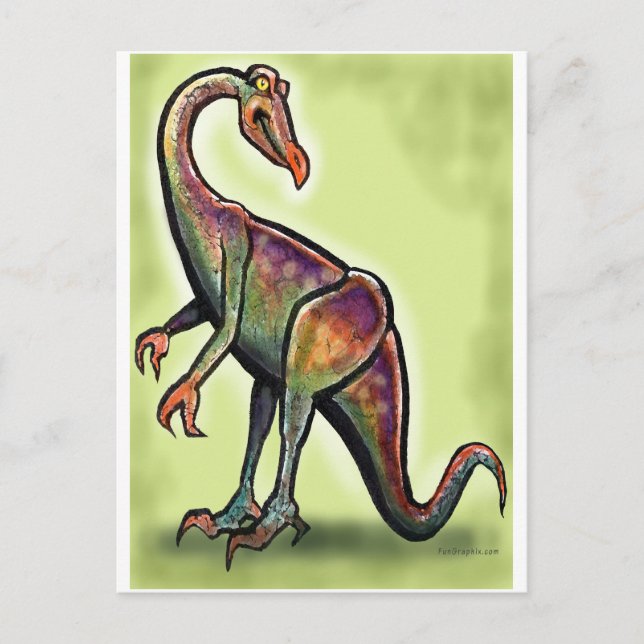 Ornithomimus Postkarte (Vorderseite)