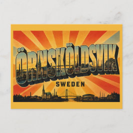 Örnsköldsvik Schweden High Coast Postkarte