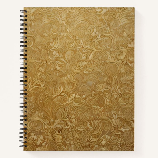 Oro Floral Notizbuch (Vorderseite)