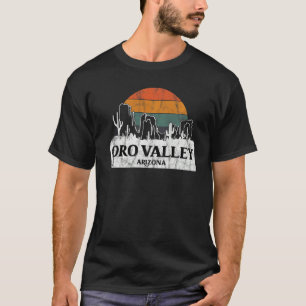 Oro Valley AZ Arizona Vintager Sonnenuntergang T-Shirt