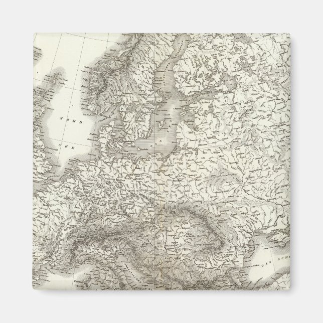 Orograph Europa - Physical Map of Europe Magnet (Vorne)