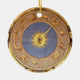 Orologio Zodicale (Tierkreis-Uhr) (Fresko und Keramik Ornament