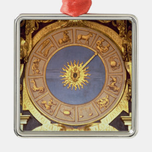Orologio Zodicale (Tierkreis-Uhr) (Fresko und Silbernes Ornament