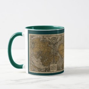 Oronce Finé Historic Old World Map Kaffee Tasse