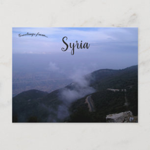 Orontes Valley Syrien Postkarte