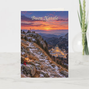 Oropa Italien Frohe Weihnachten