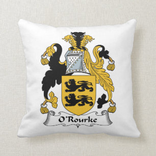 O'Rourke-Familienwappen Kissen