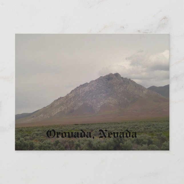 Orovada, Nevada Postkarte (Vorderseite)