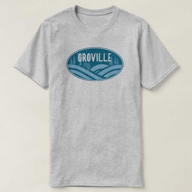 Oroville California Außenbereich T-Shirt (Design vorne)