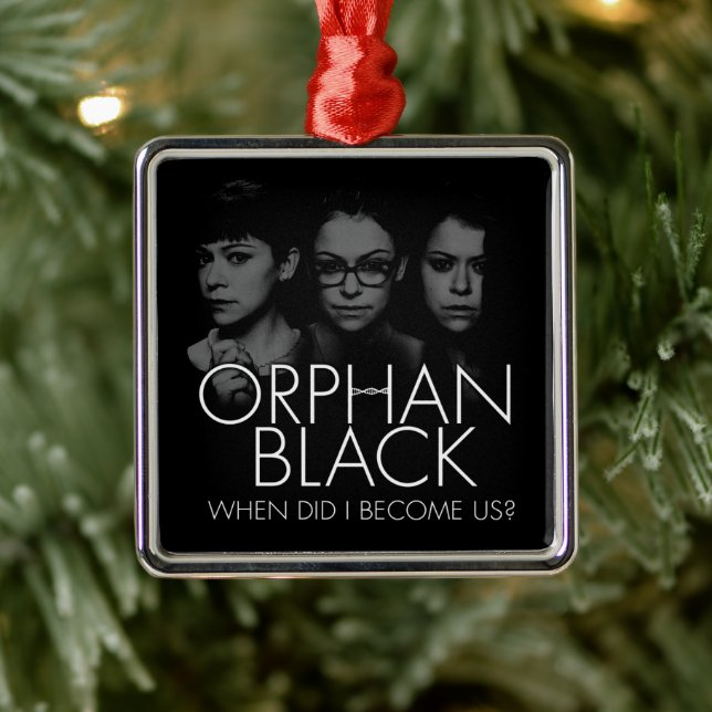 Orphan Black | Drei Sestras Silhouette Ornament Aus Metall (Baum)