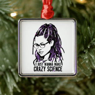 Orphan-Schwarz  Cosima - Crazy Science Ornament Aus Metall