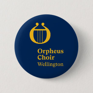 Orpheus Chor Wellington Abzeichen Button