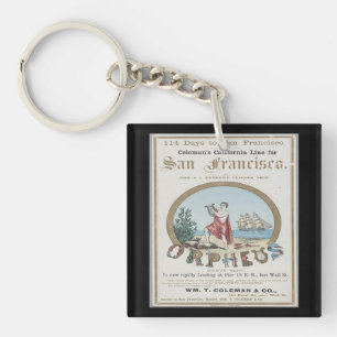 Orpheus Clipper Segeln Schlüsselanhänger