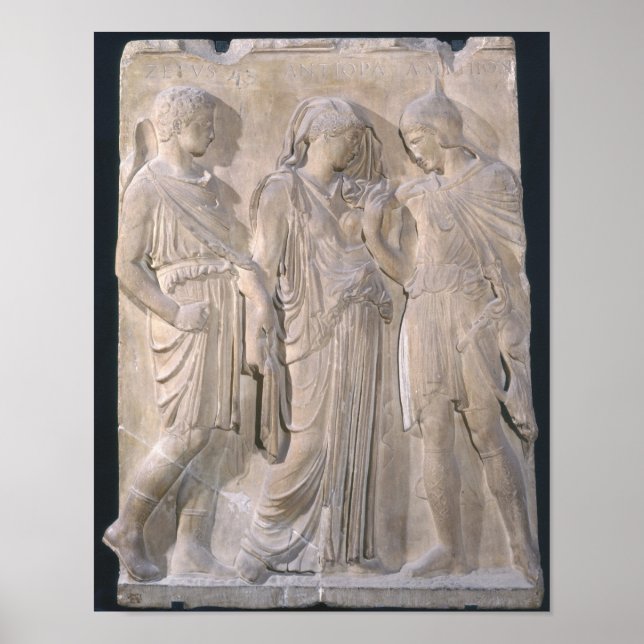 Orpheus, Eurydice und Hermes Poster (Vorne)