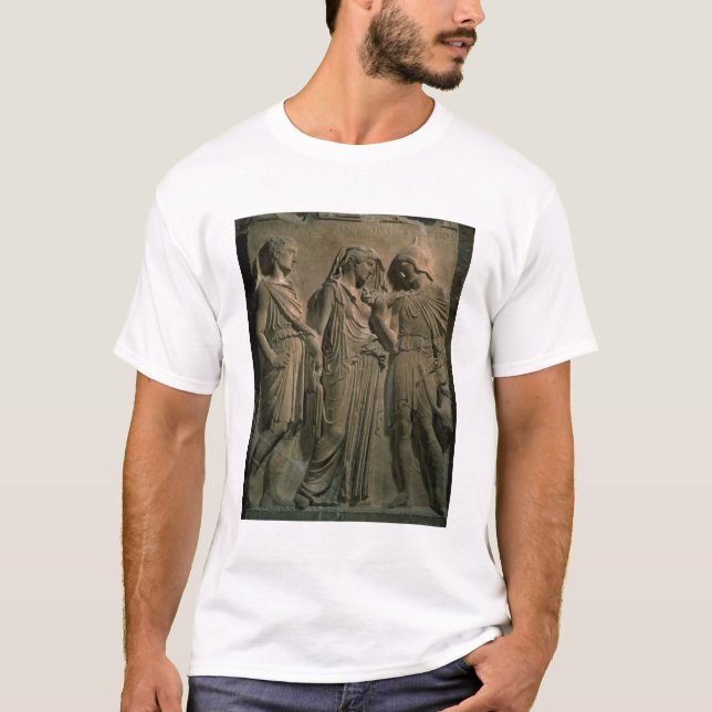 Orpheus, Eurydike und Hermes (Marmor) T-Shirt (Vorderseite)