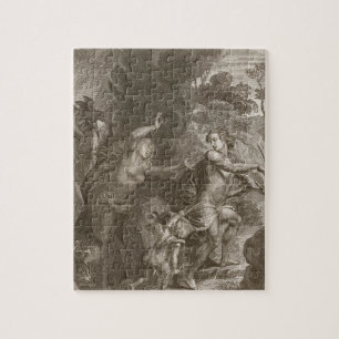 Orpheus, führende Eurydike aus Hölle heraus, Puzzle