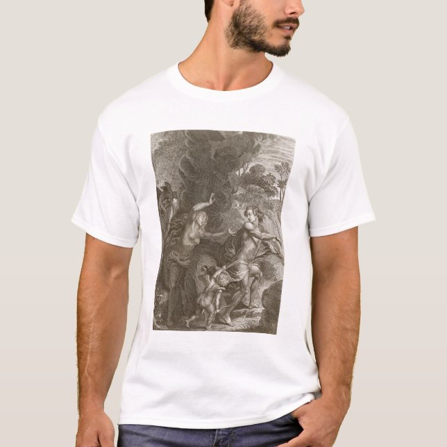 Orpheus, führende Eurydike aus Hölle heraus, T-Shirt (Vorderseite)