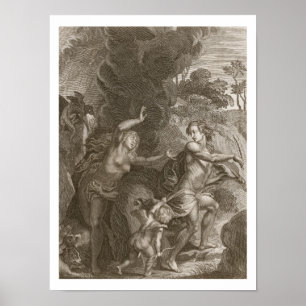 Orpheus, Leading Eurydice Out of Hell, Looks Back Poster