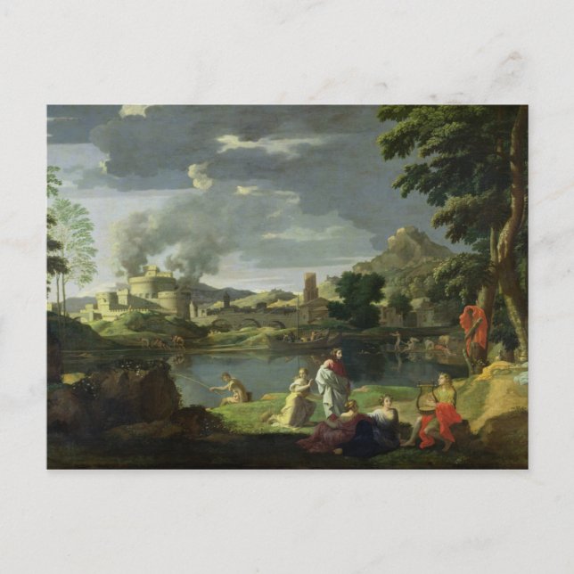 Orpheus und Eurydice 2 Postkarte (Vorderseite)