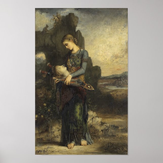 Orpheus von Gustave Moreau Poster (Vorne)