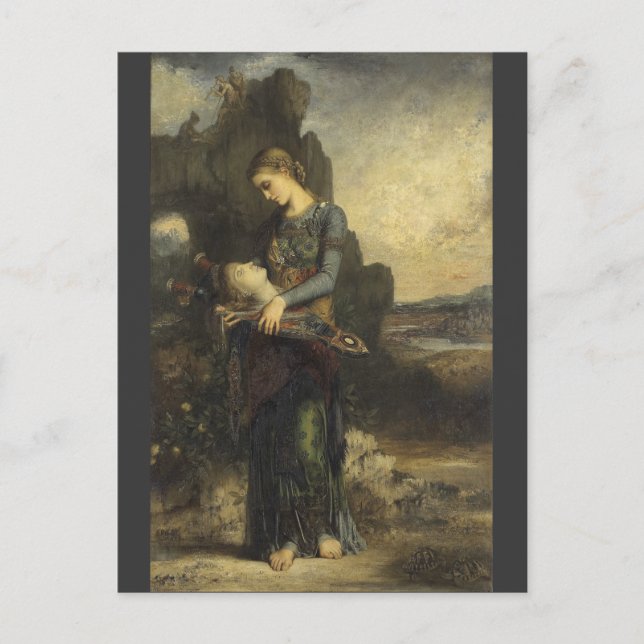 Orpheus von Gustave Moreau Postkarte (Vorderseite)