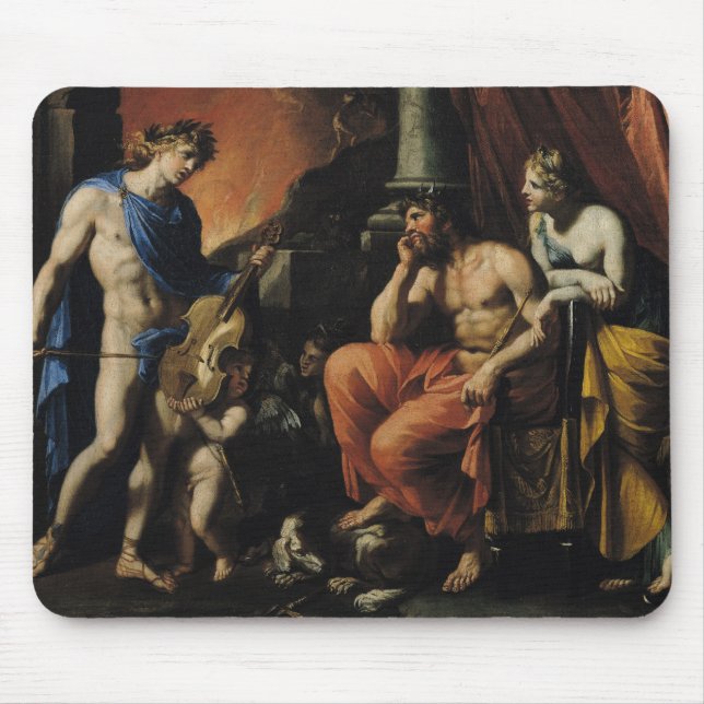 Orpheus vor Pluto und Persephone Mousepad (Vorne)