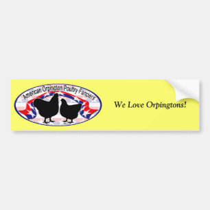 Orpington-Club-Logo Autoaufkleber