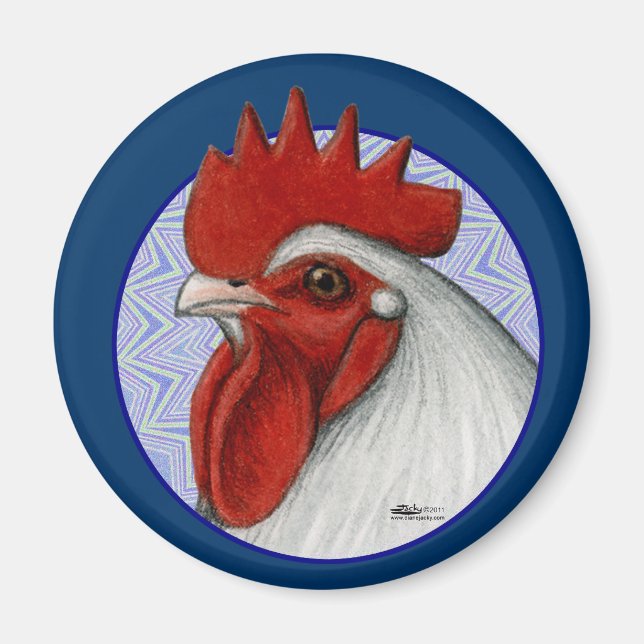 Orpington Head Circle Magnet (Vorne)