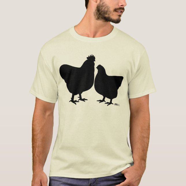Orpington-Silhouette T-Shirt (Vorderseite)