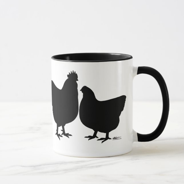 Orpington-Silhouette Tasse (Rechts)