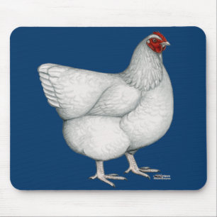 Orpington White Hen Mousepad