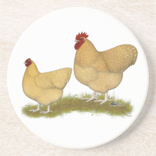 Orpingtons Lemon Cuckoo Untersetzer