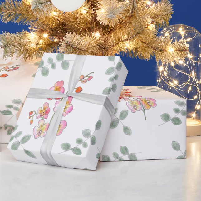 Orquídea  geschenkpapier (Feiertage)