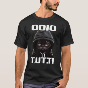 Orso Divertente Regalo I Hasse Menschen I Odio Tut T-Shirt