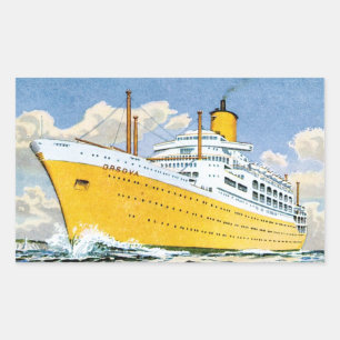 Orsova Rechteckiger Aufkleber