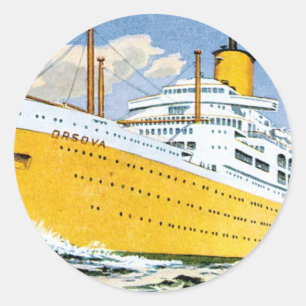 Orsova Runder Aufkleber