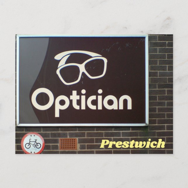 Ort der Augen Postkarte (Vorderseite)