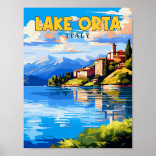Orta-Italien-Jahrgangsausstellung Poster
